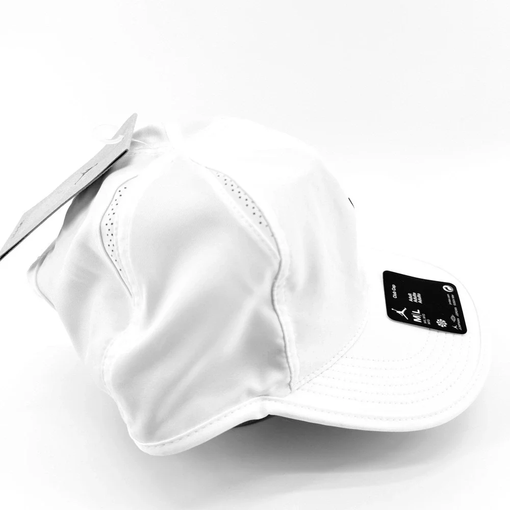 Nike Air Jordan Club Unstructured Adjustable Cap Hat White Size M/L FN4675-100
